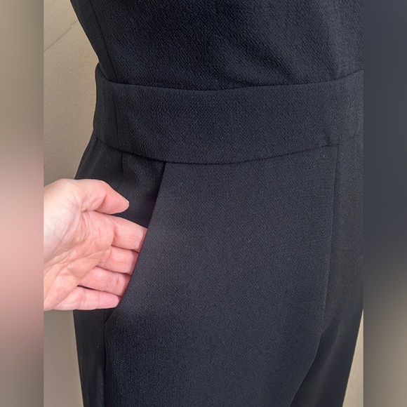 Maje Sleeveless Elegant Black Jumpsuit. - Picture 7 of 14